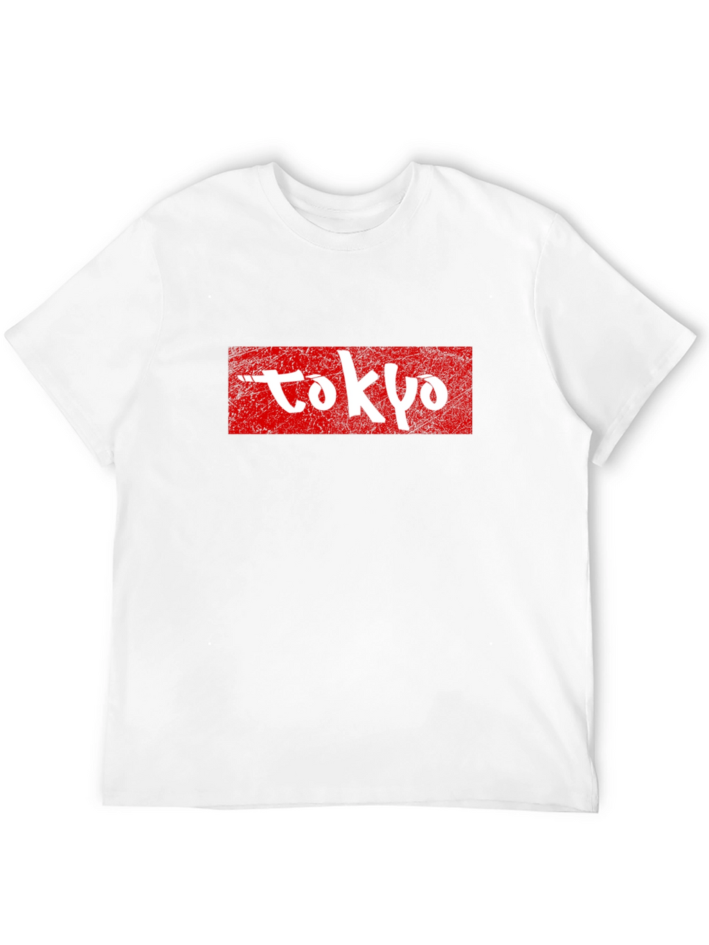 Tokyo Graphic Tee - Red and White on Black
