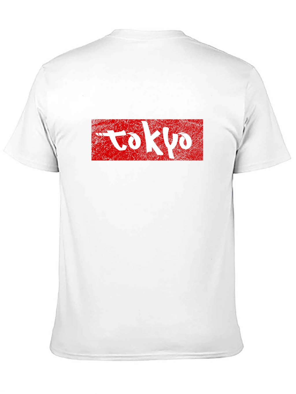 Tokyo Graphic Tee - Red and White on Black
