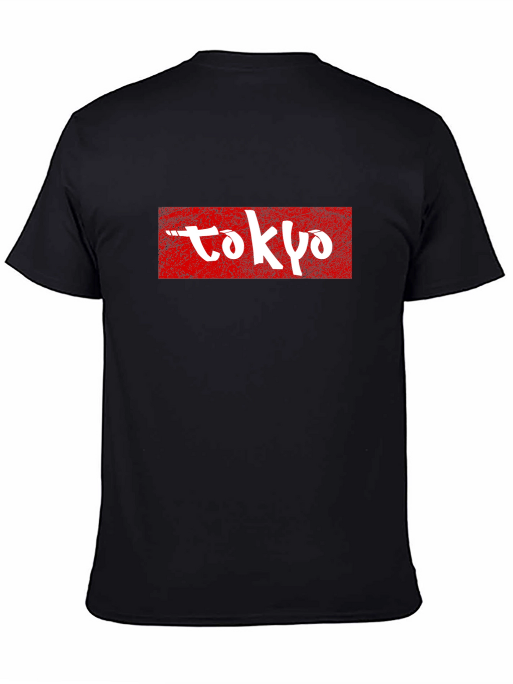 Tokyo Graphic Tee - Red and White on Black