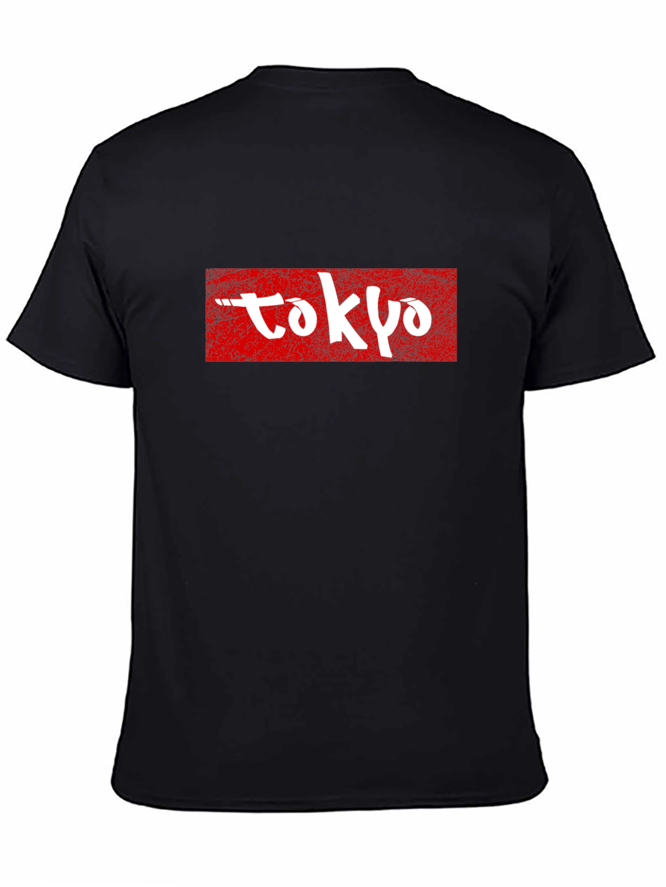 Tokyo Graphic Tee - Red and White on Black