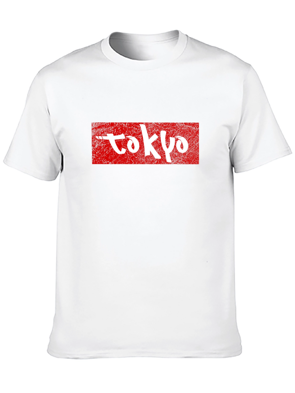 Tokyo Graphic Tee - Red and White on Black