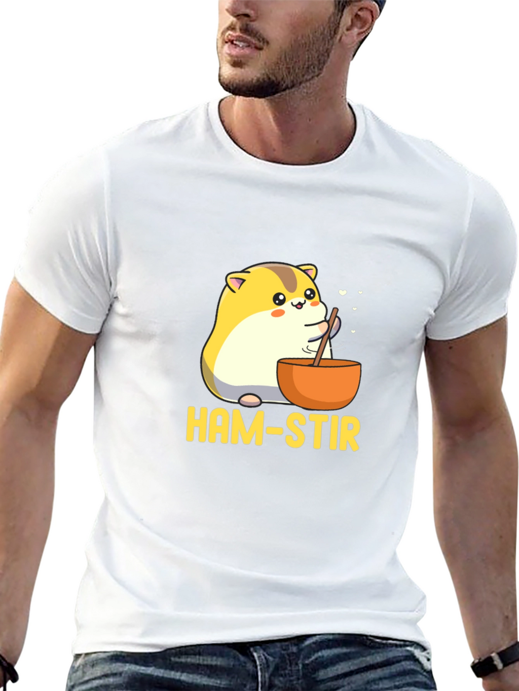 Ham-Stir T-Shirt - Cute Hamster Graphic Tee