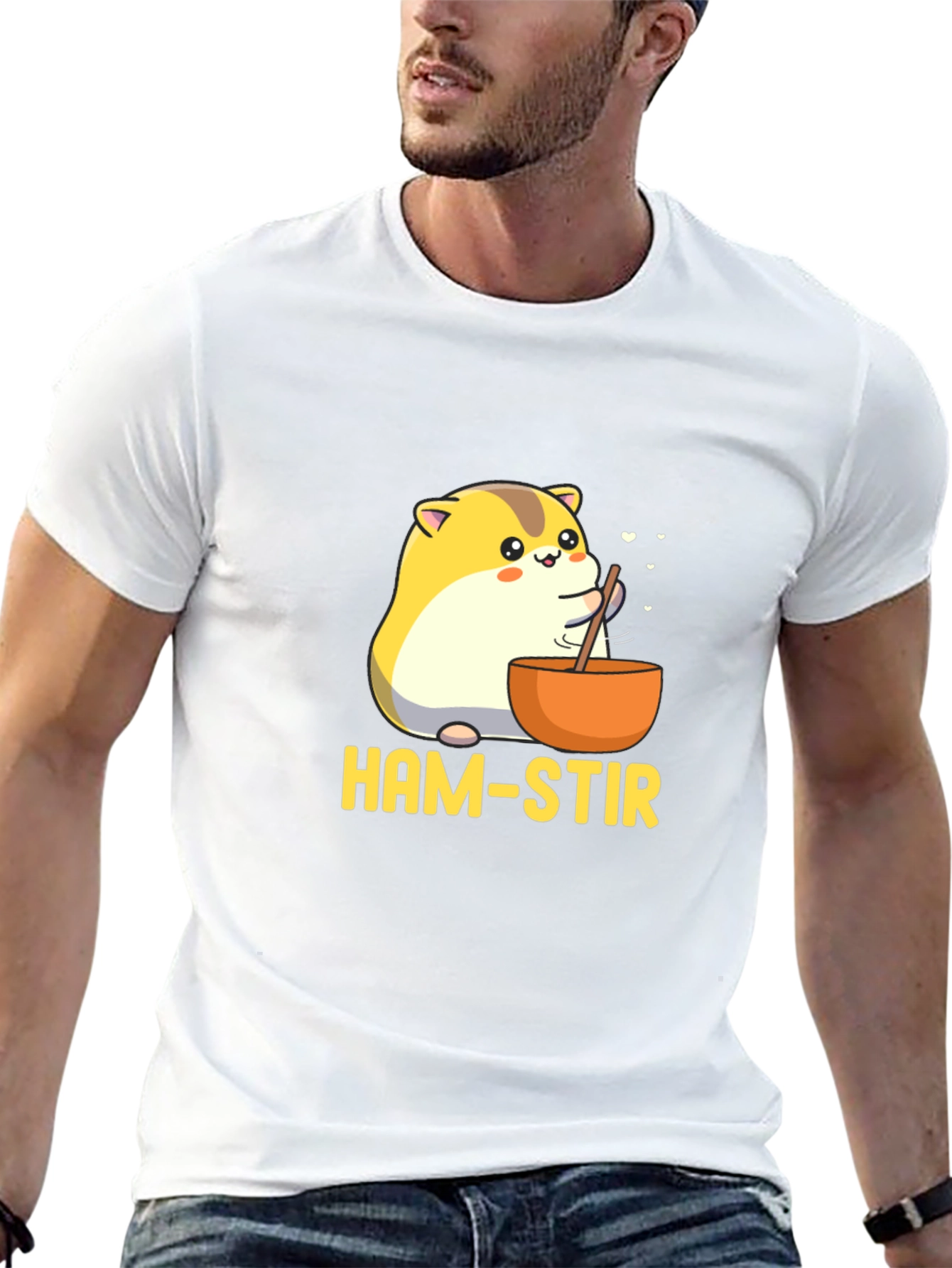 Ham-Stir T-Shirt - Cute Hamster Graphic Tee