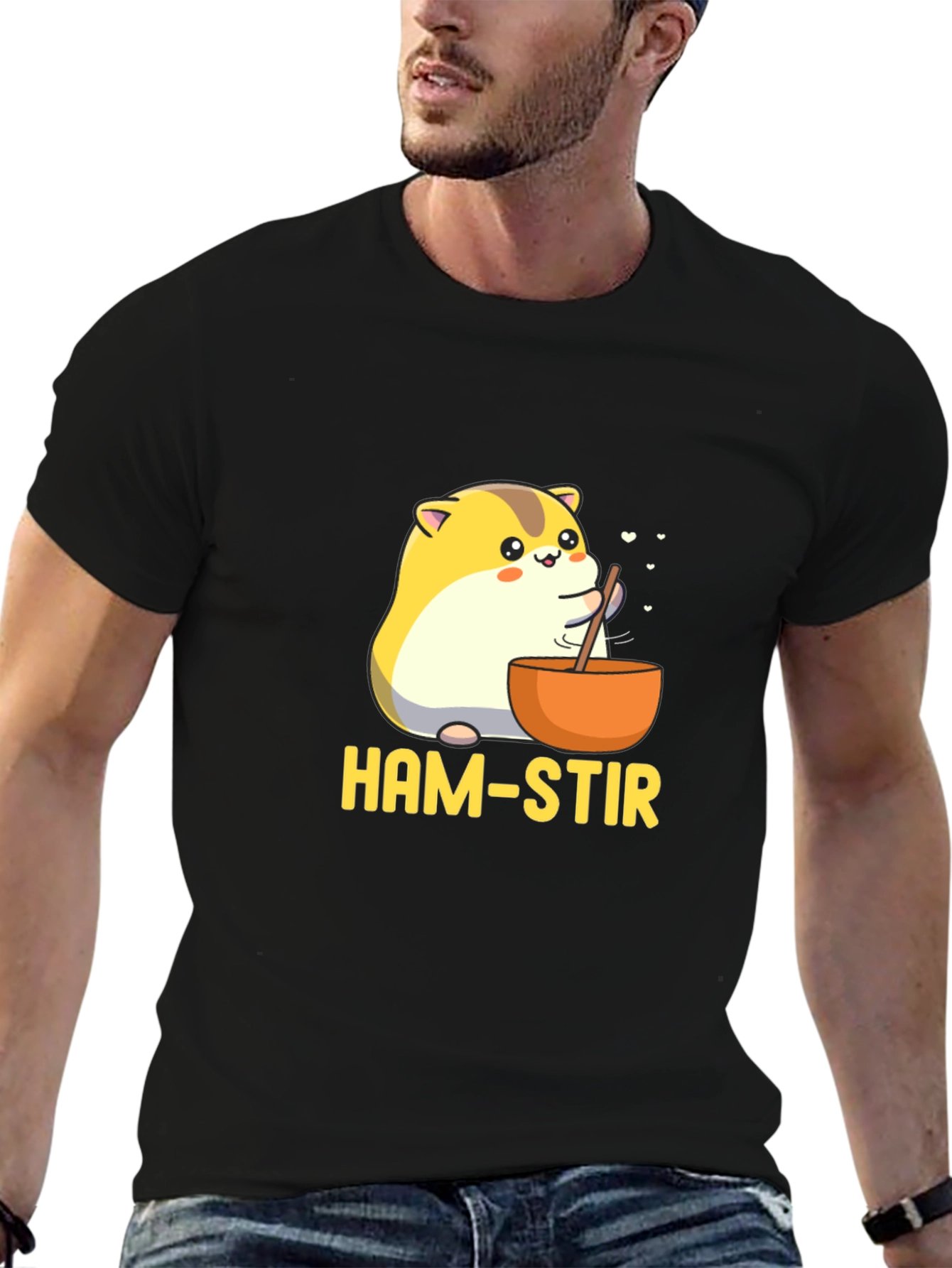 Ham-Stir T-Shirt - Cute Hamster Graphic Tee