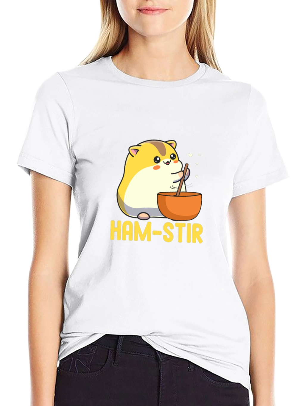 Ham-Stir T-Shirt - Cute Hamster Graphic Tee