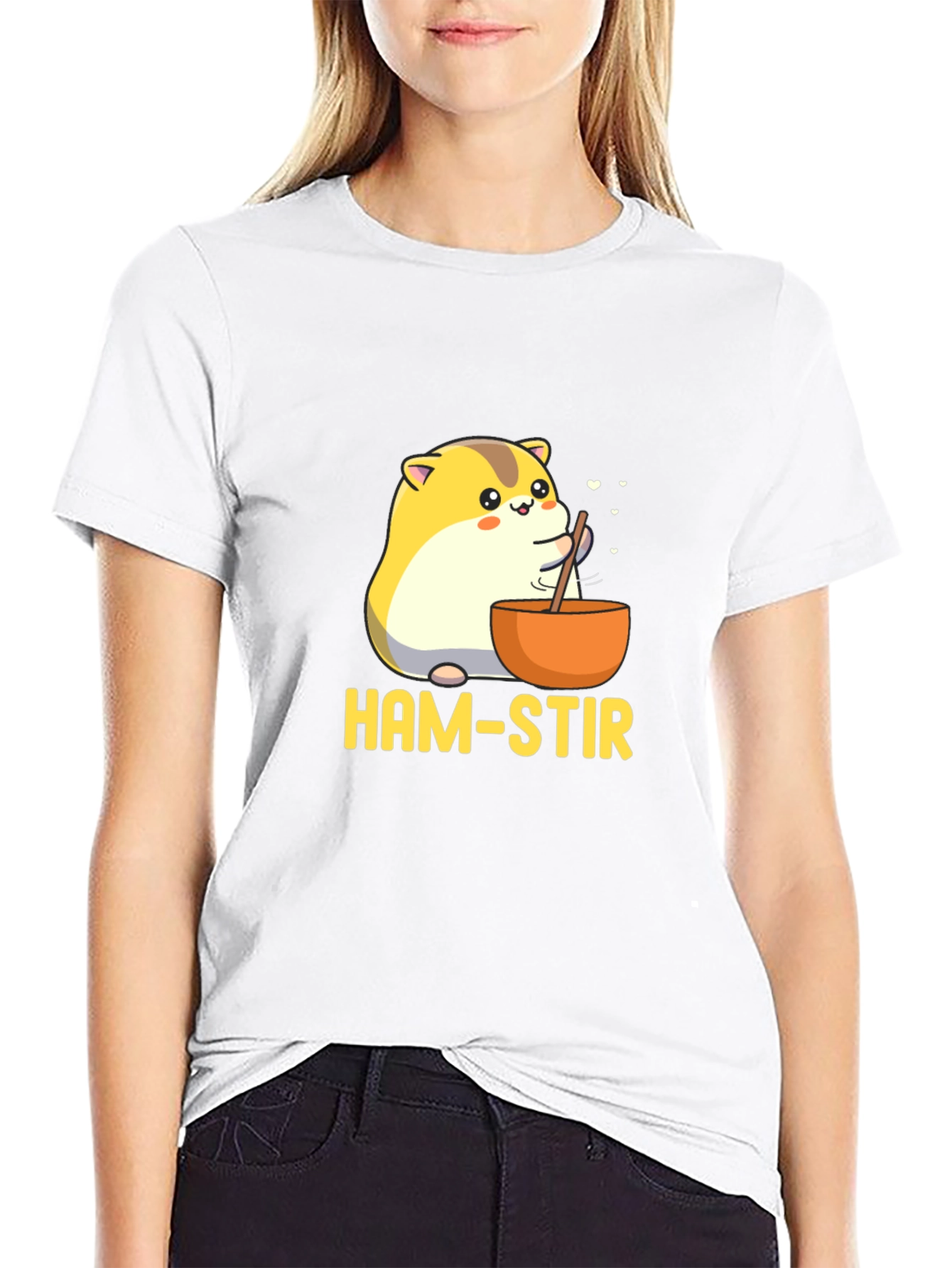 Ham-Stir T-Shirt - Cute Hamster Graphic Tee