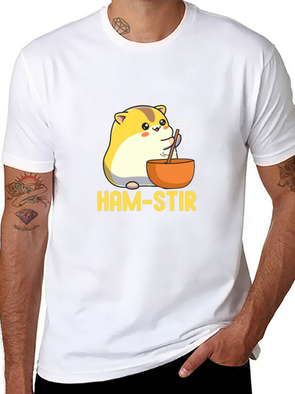 Ham-Stir T-Shirt - Cute Hamster Graphic Tee