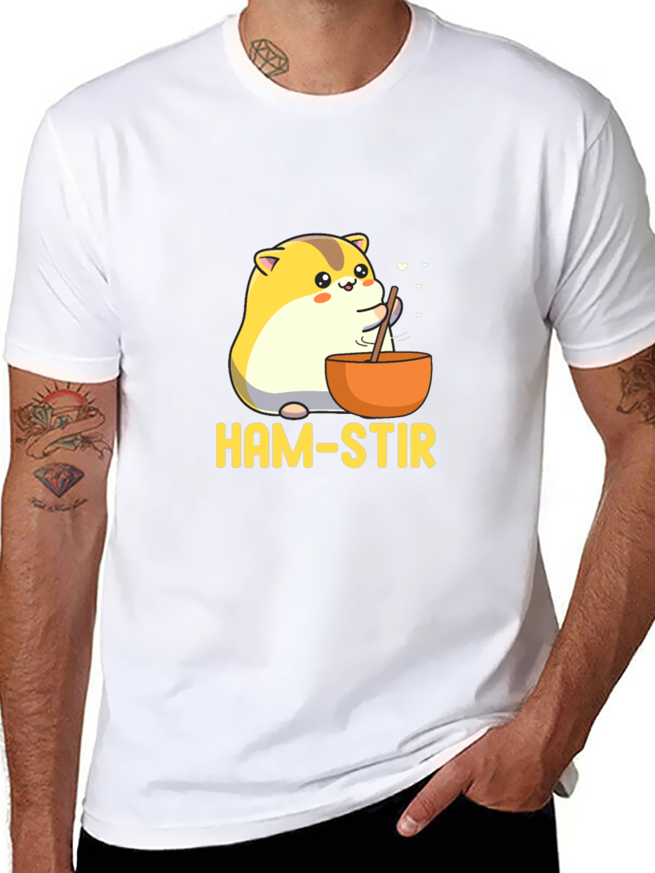 Ham-Stir T-Shirt - Cute Hamster Graphic Tee