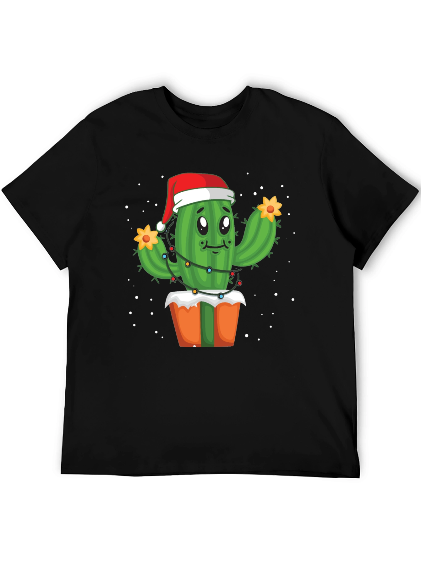 Festive Cactus Christmas T-Shirt