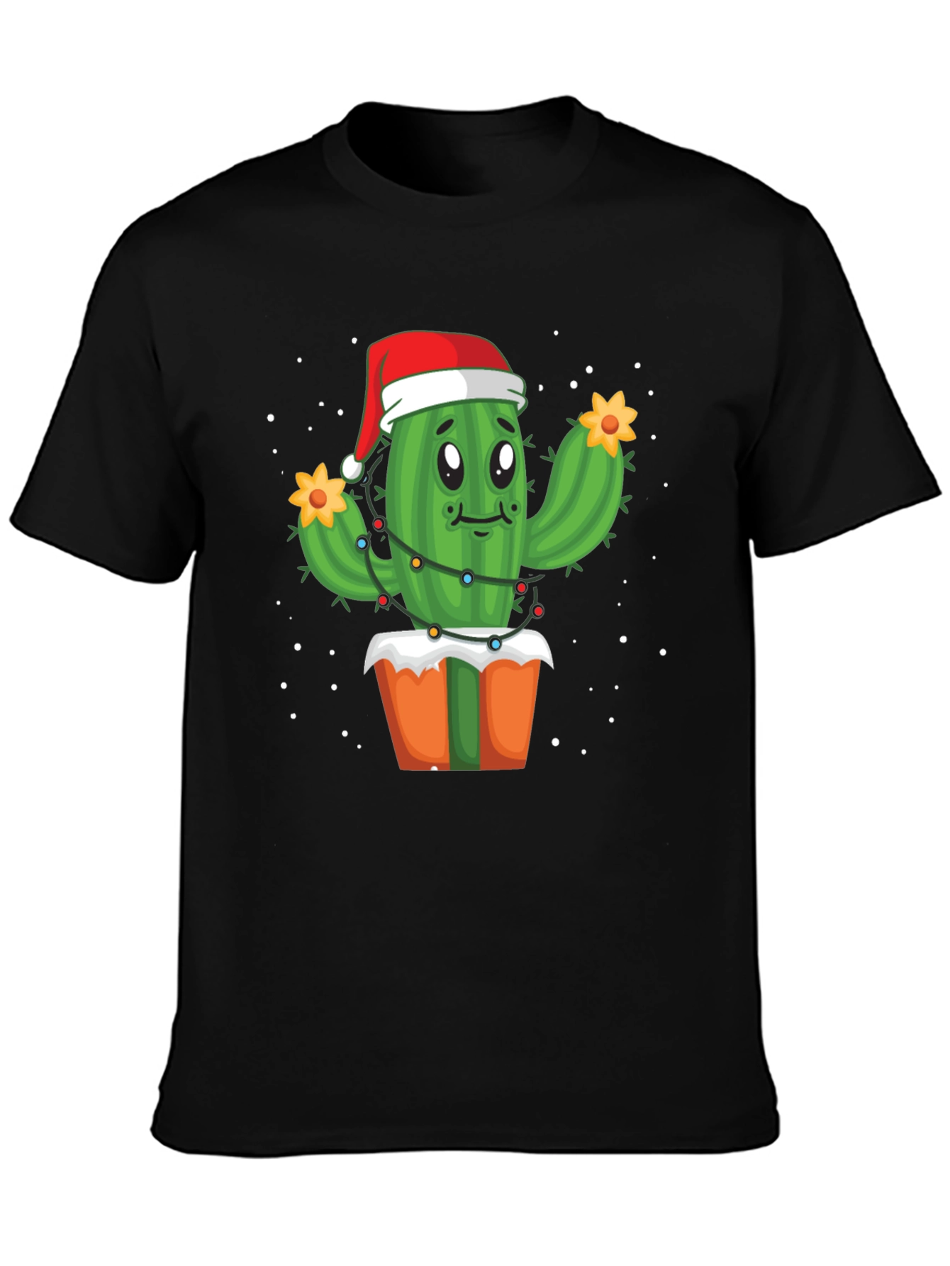 Festive Cactus Christmas T-Shirt