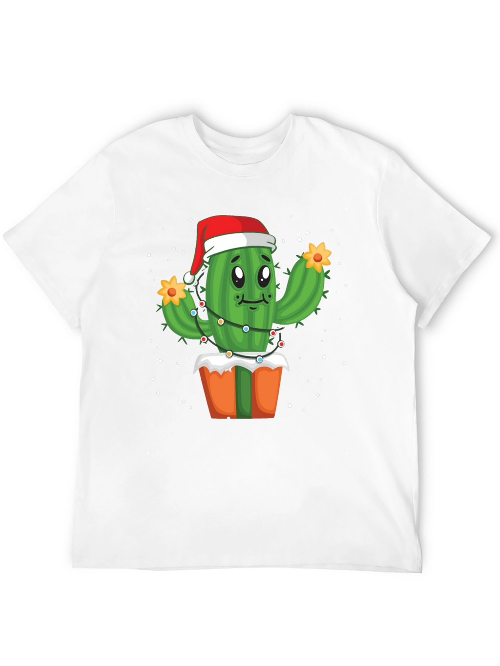 Festive Cactus Christmas T-Shirt