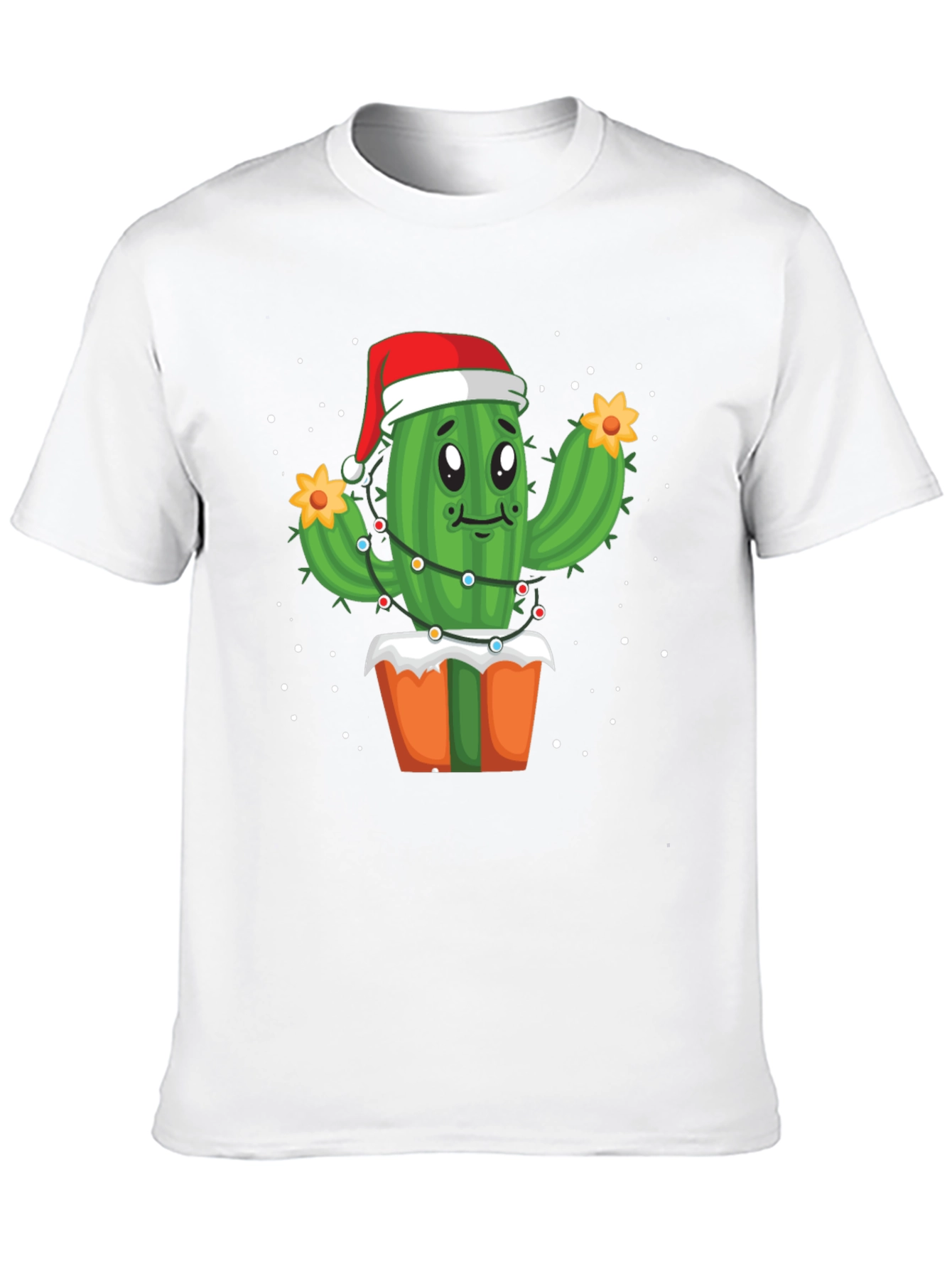 Festive Cactus Christmas T-Shirt