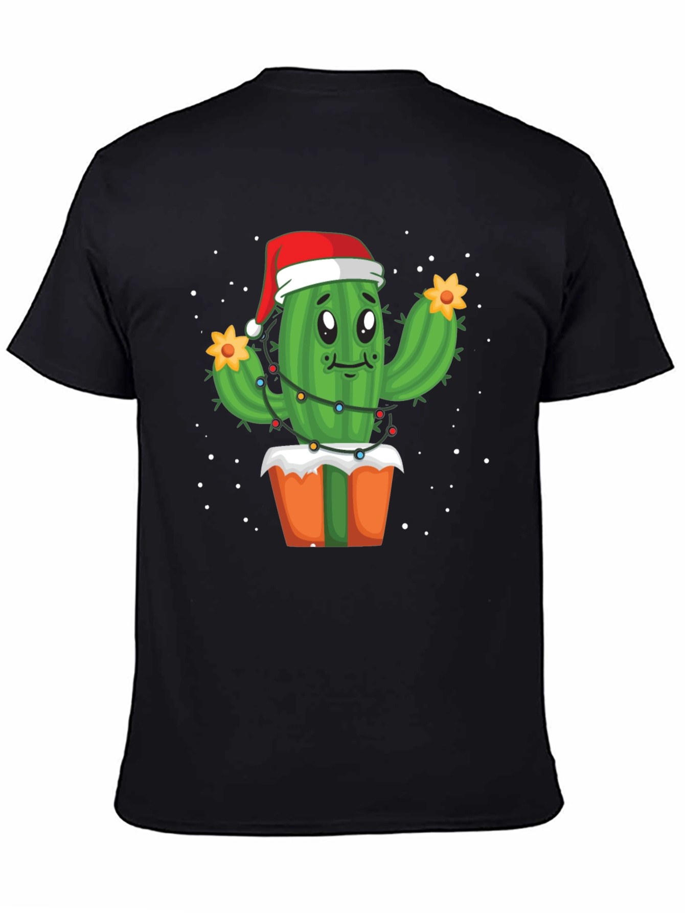 Festive Cactus Christmas T-Shirt