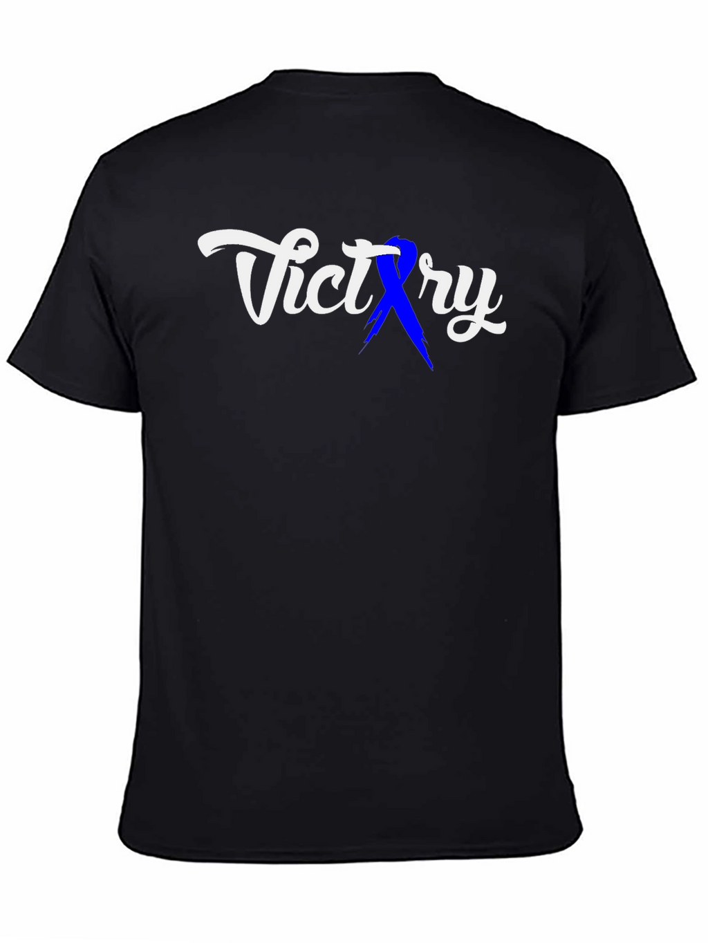Victory Ribbon Graphic T-Shirt - Classic Black Tee