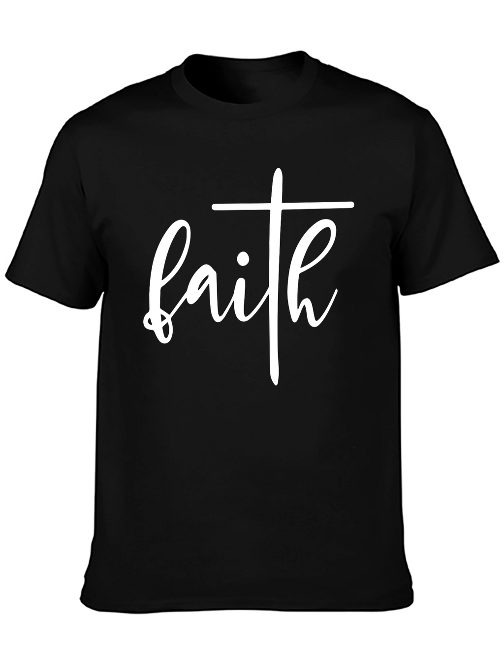 Faith Graphic Tee - Black Christian T-Shirt