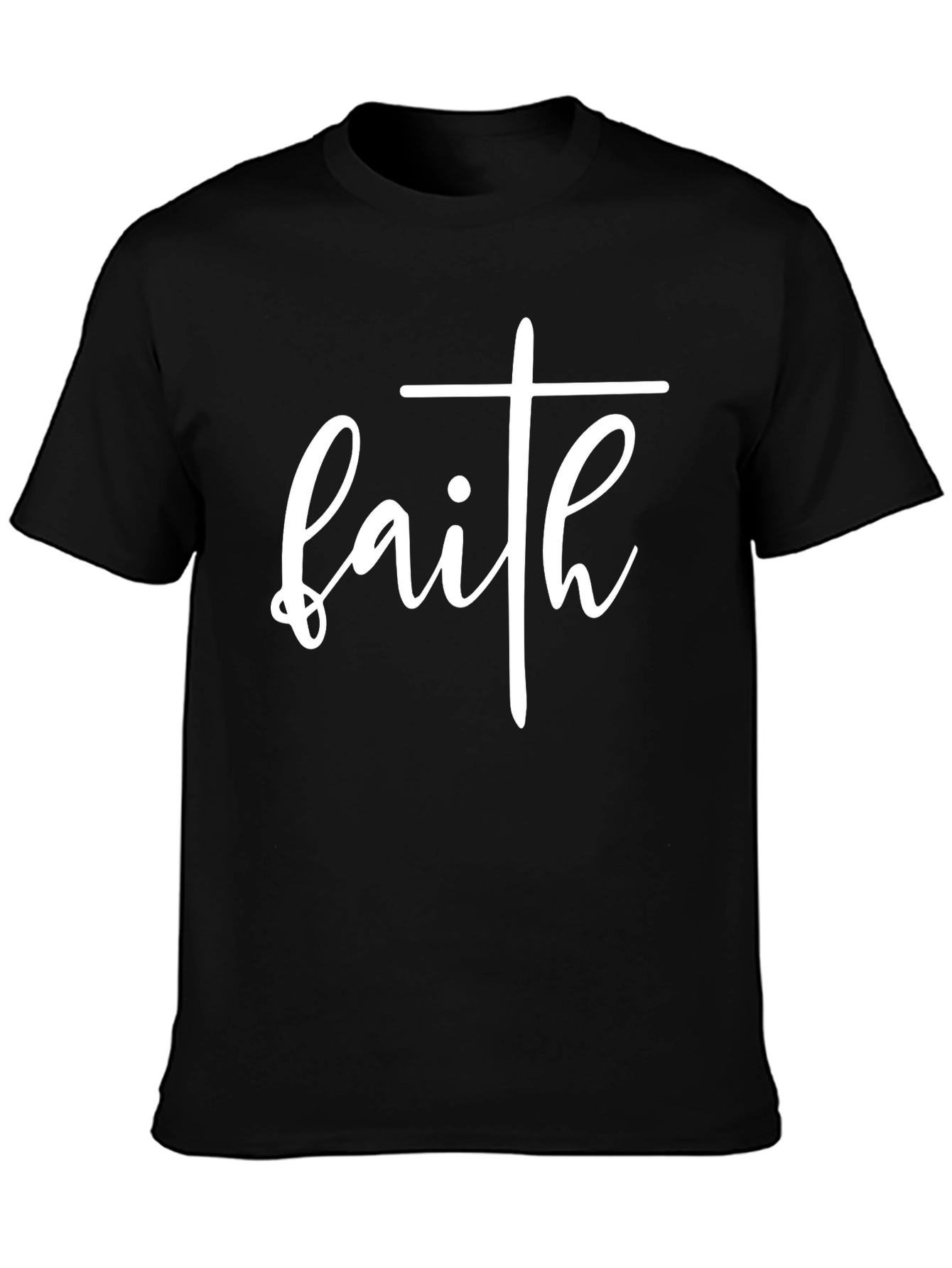 Faith Graphic Tee - Black Christian T-Shirt