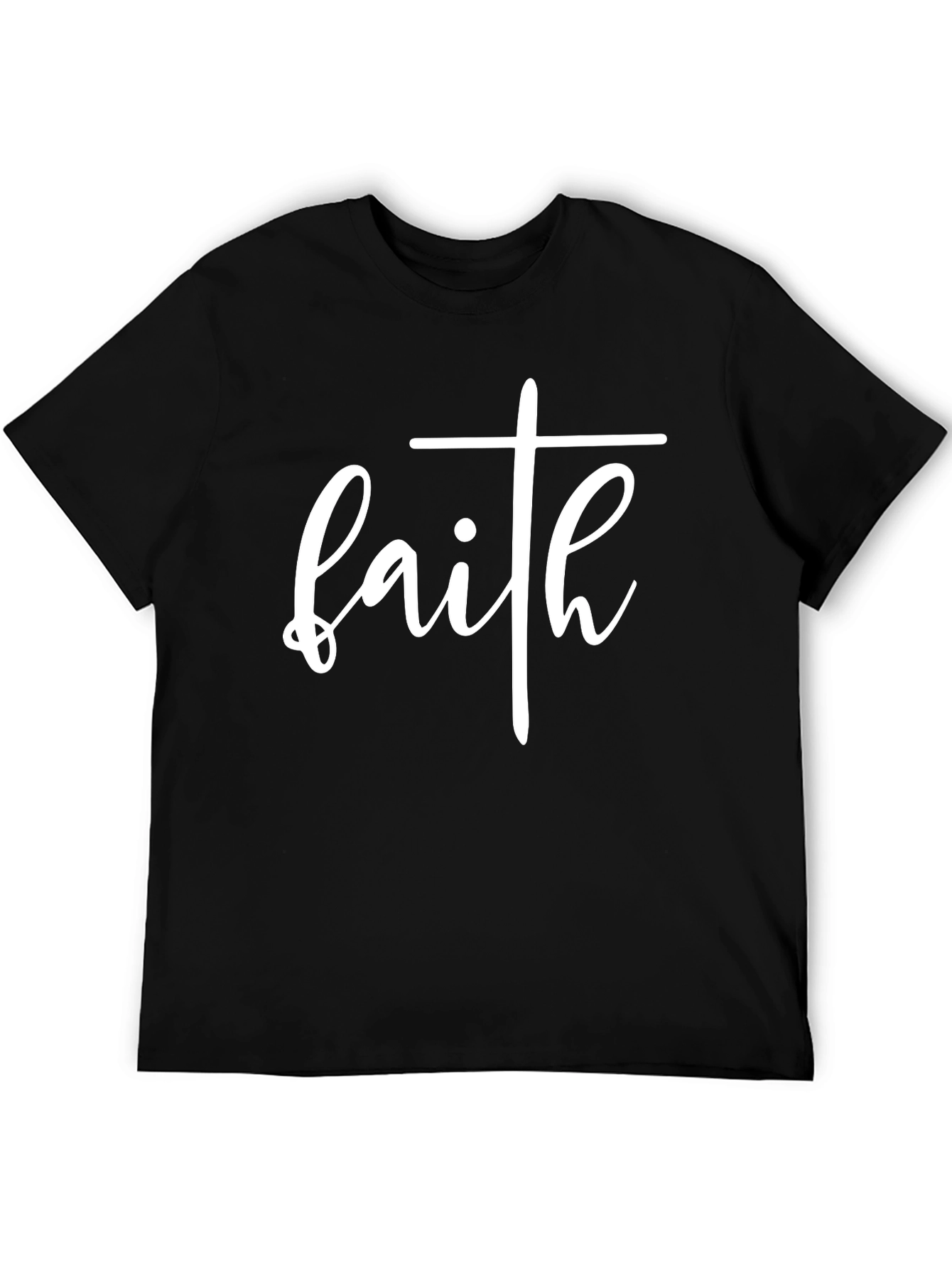 Faith Graphic Tee - Black Christian T-Shirt