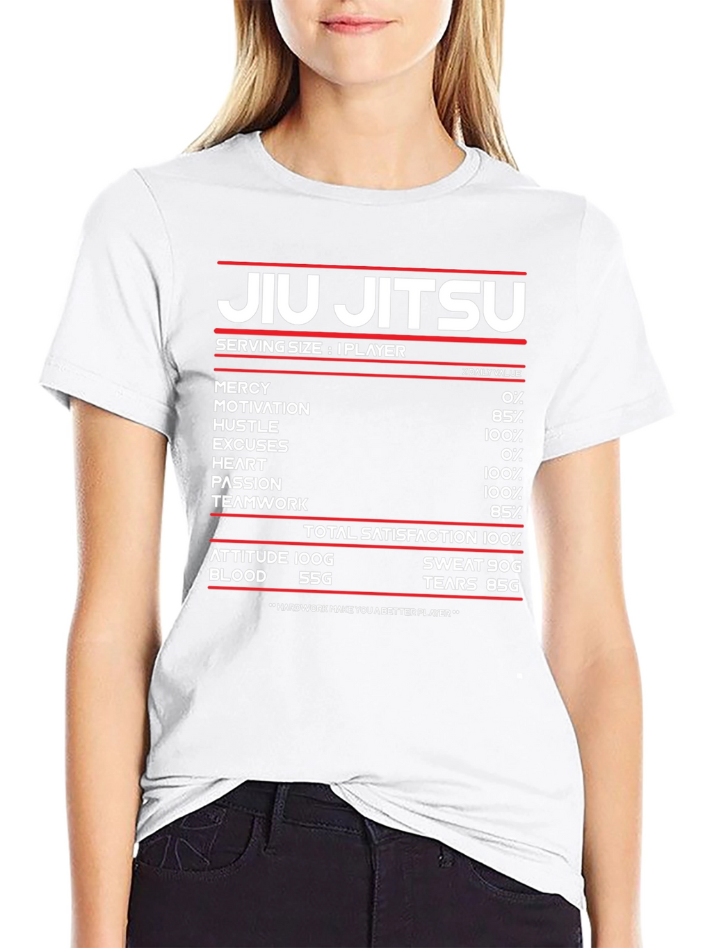 Jiu Jitsu Nutritional Facts T-Shirt
