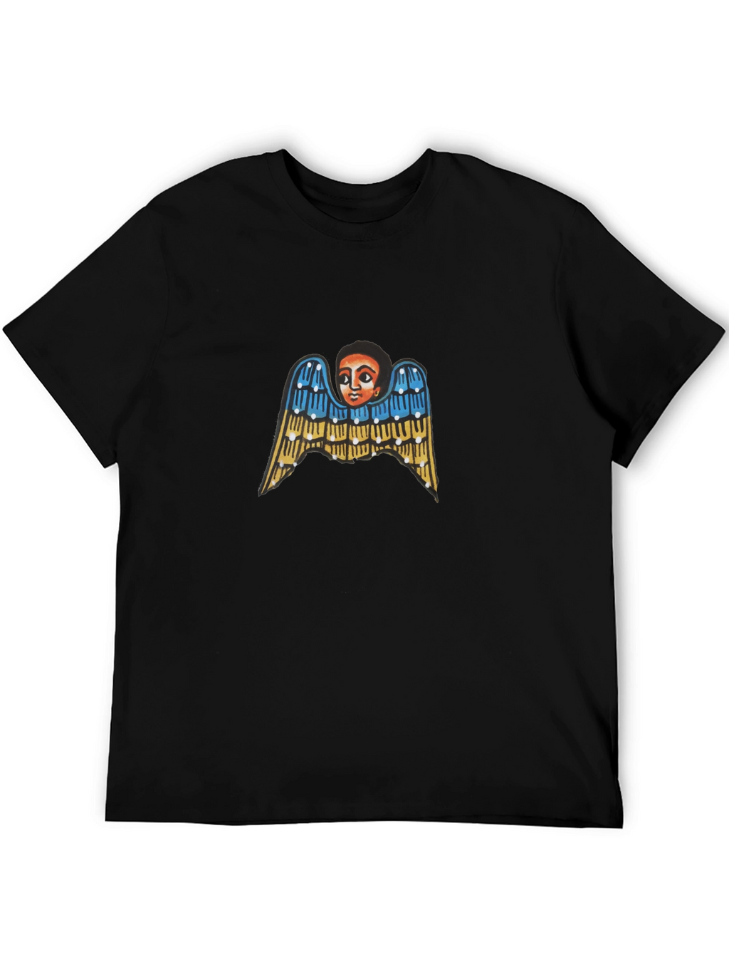Angel Wings Graphic Black Tee