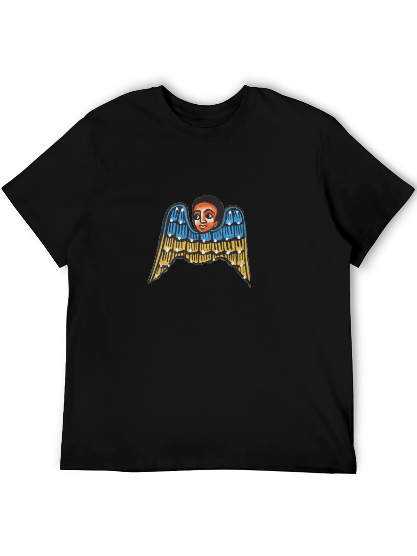 Angel Wings Graphic Black Tee