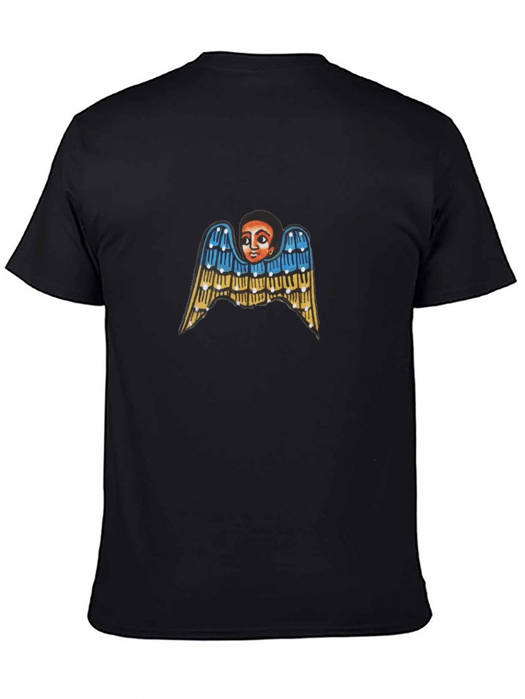 Angel Wings Graphic Black Tee