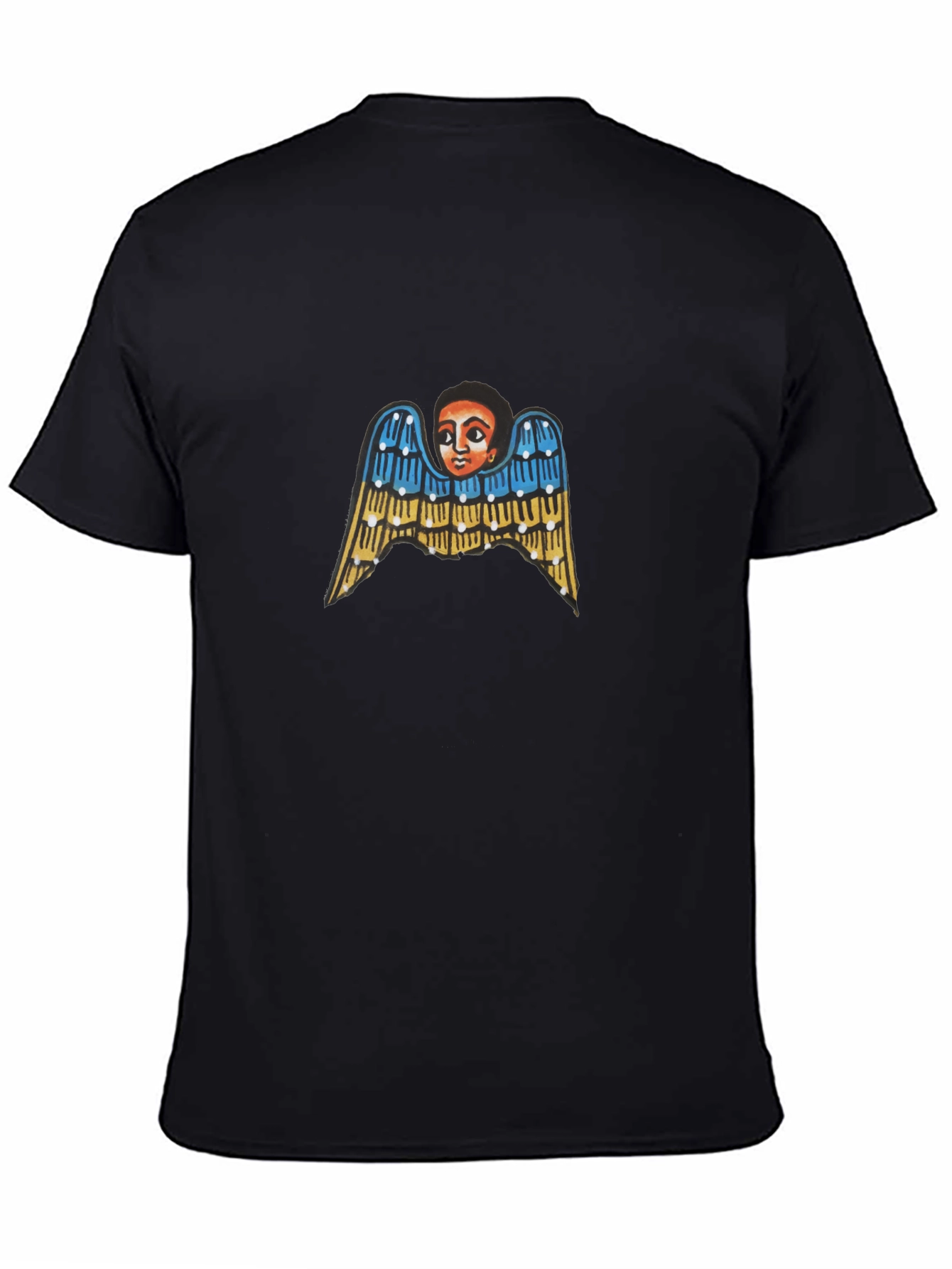 Angel Wings Graphic Black Tee