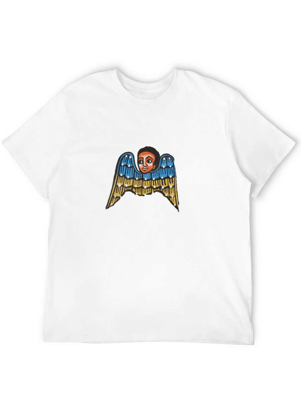 Angel Wings Graphic Black Tee
