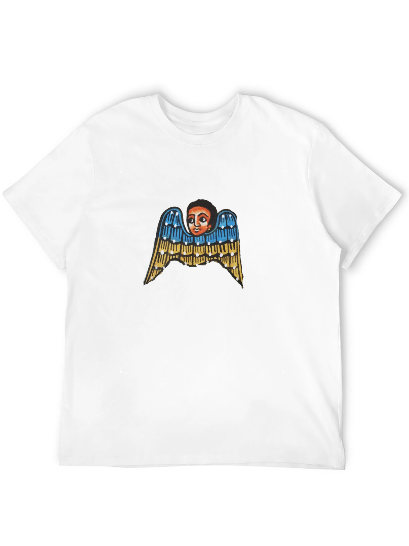 Angel Wings Graphic Black Tee