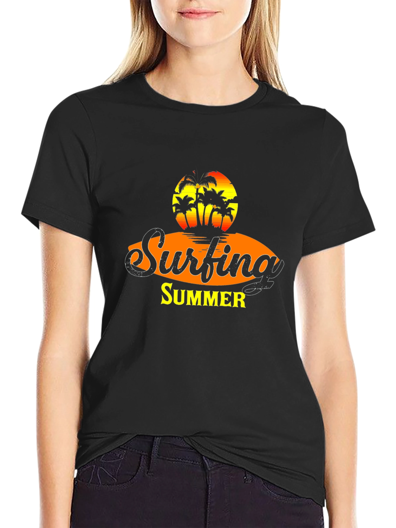 Surfing Summer Graphic Tee