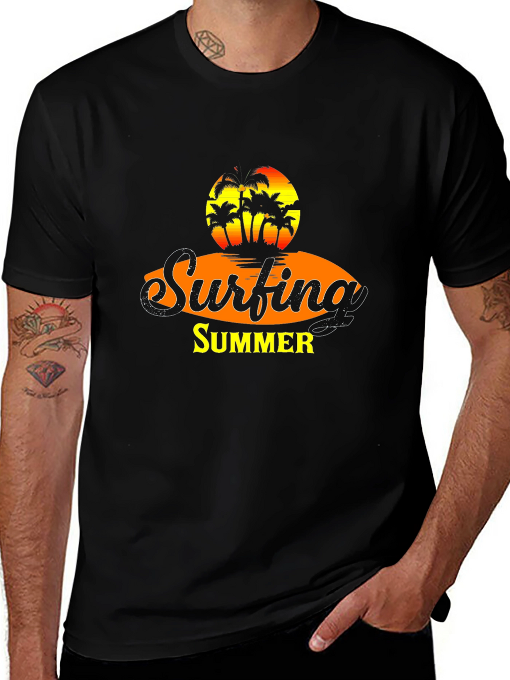 Surfing Summer Graphic Tee