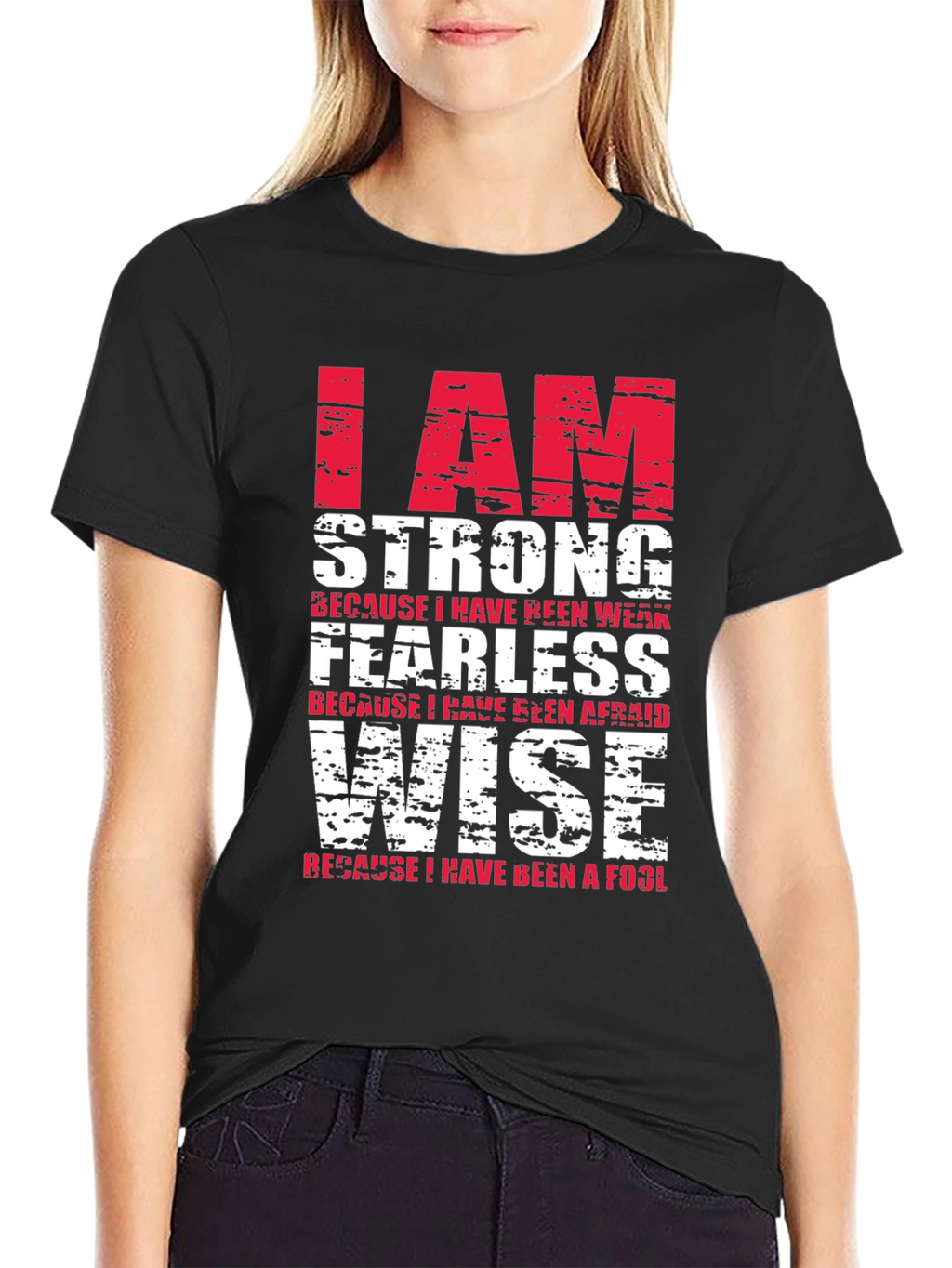 I Am Strong T-Shirt - Motivational Graphic Tee