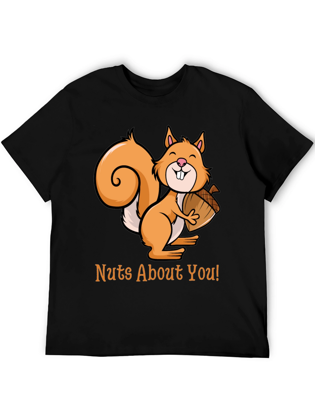 Nuts About You Squirrel Graphic Tee