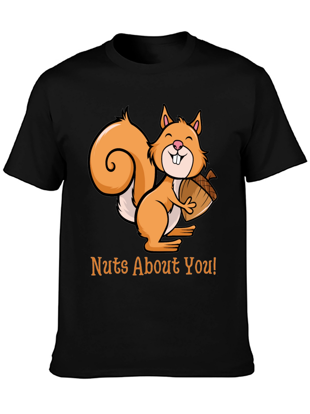 Nuts About You Squirrel Graphic Tee