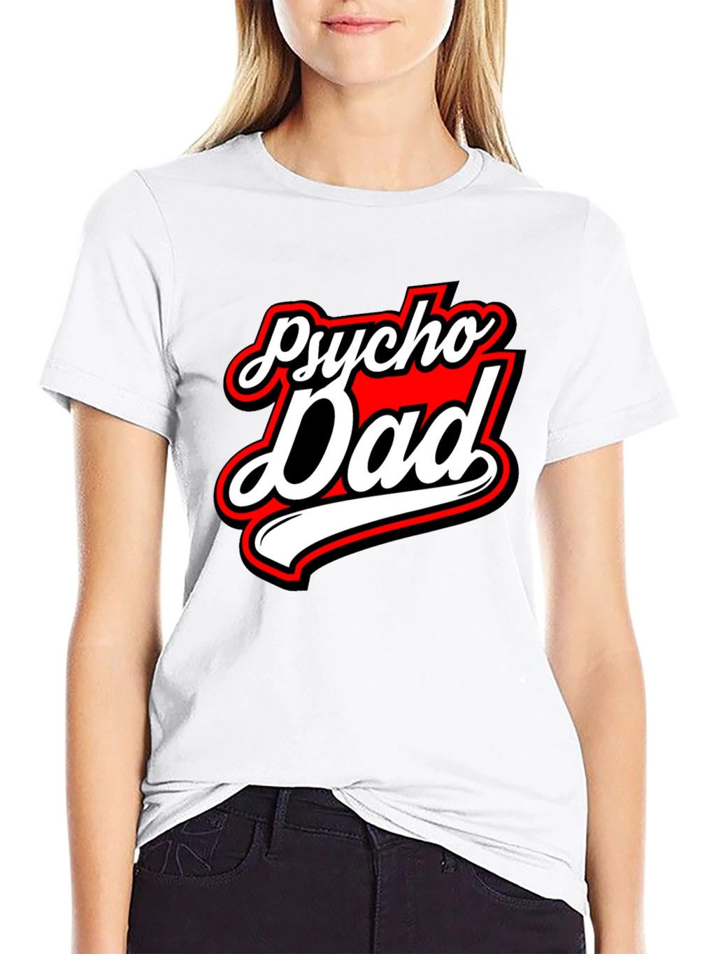 Psycho Dad Graphic Tee - Black Crew Neck