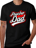 Psycho Dad Graphic Tee - Black Crew Neck