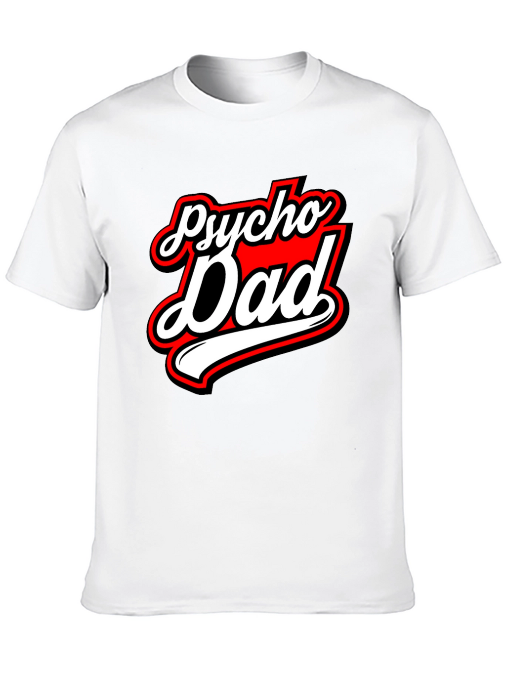 Psycho Dad Graphic Tee - Black Crew Neck