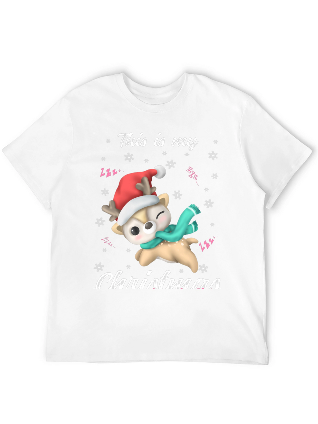 Festive Deer Christmas T-Shirt