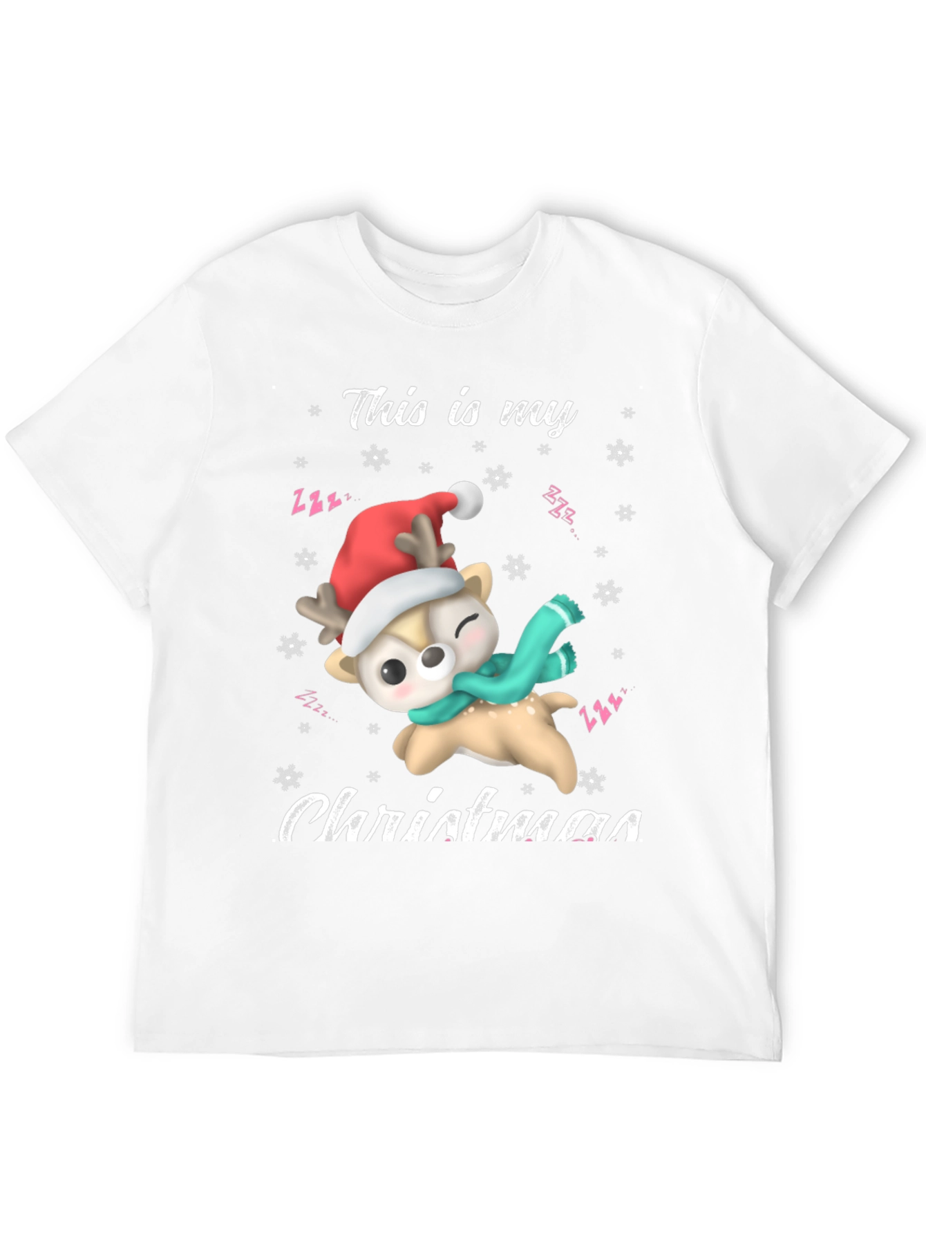 Festive Deer Christmas T-Shirt
