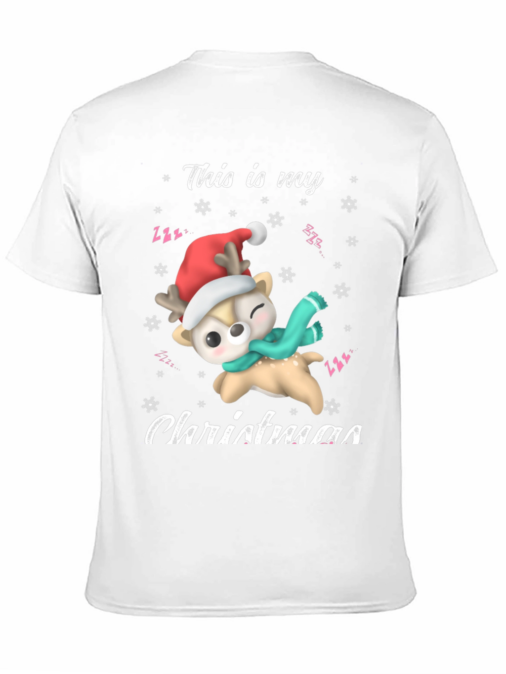 Festive Deer Christmas T-Shirt