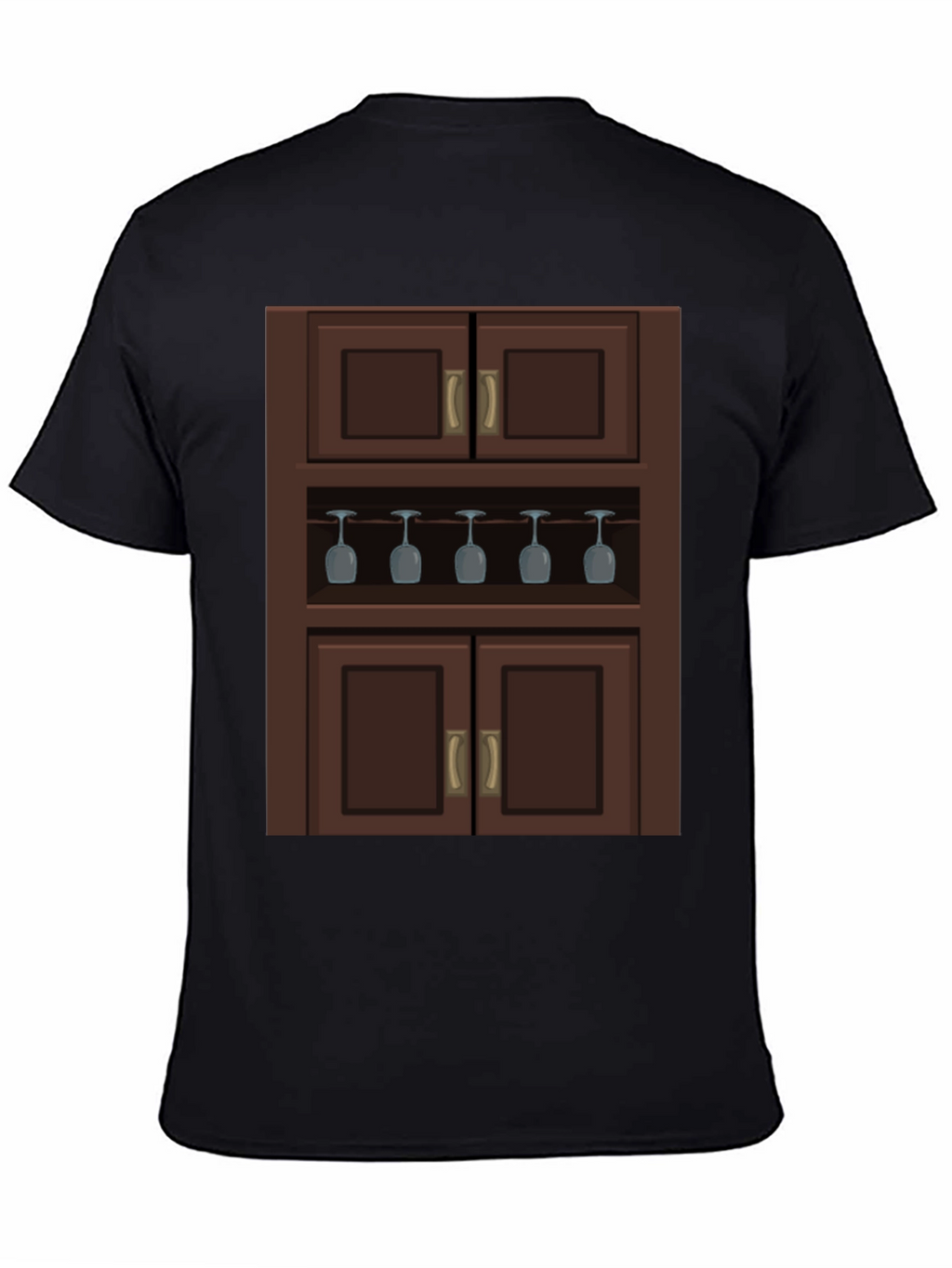 Novelty Bar Cabinet Graphic T-Shirt
