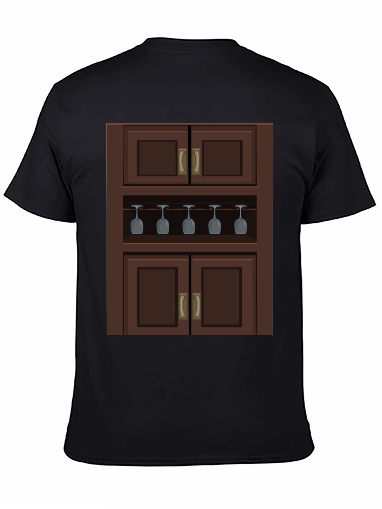 Novelty Bar Cabinet Graphic T-Shirt