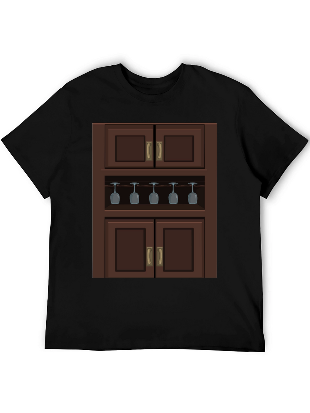 Novelty Bar Cabinet Graphic T-Shirt