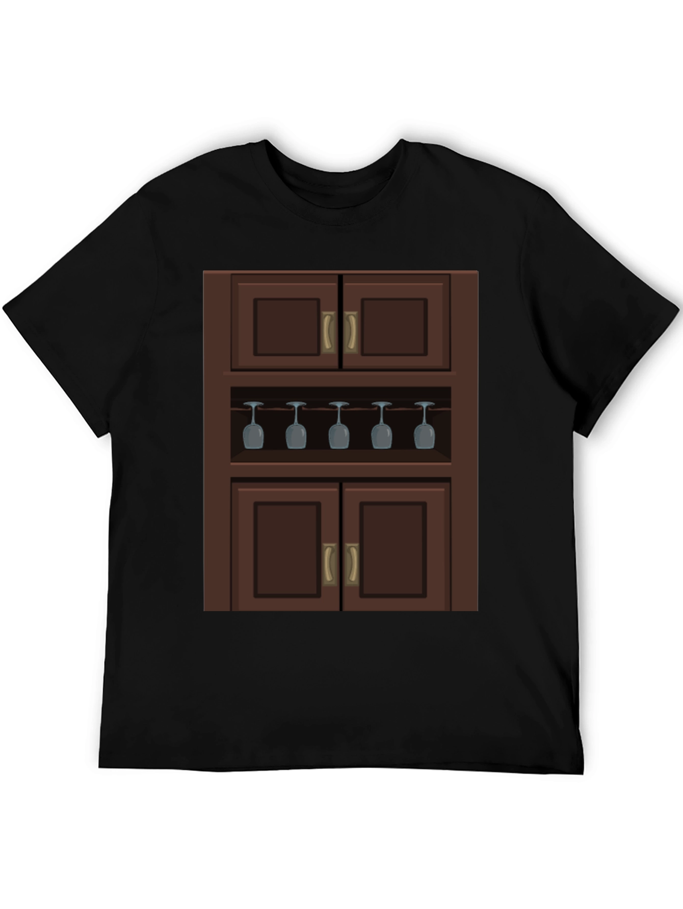 Novelty Bar Cabinet Graphic T-Shirt