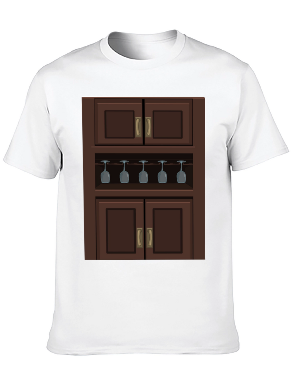 Novelty Bar Cabinet Graphic T-Shirt