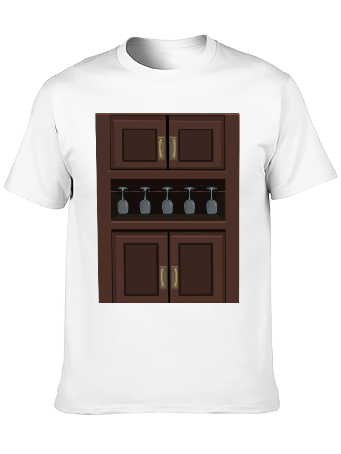 Novelty Bar Cabinet Graphic T-Shirt