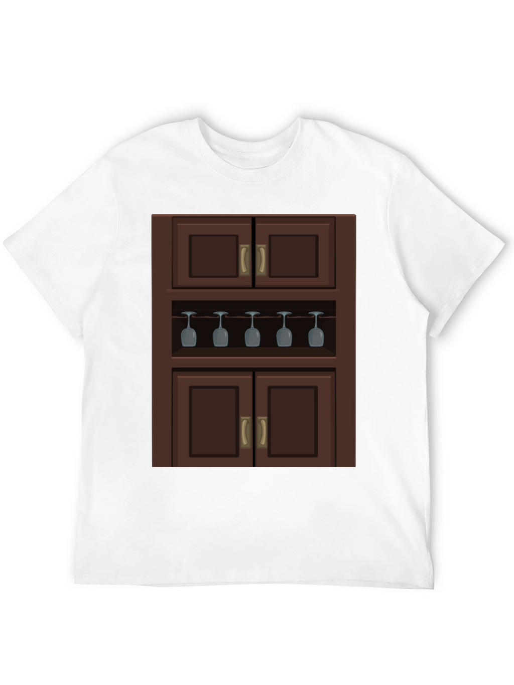 Novelty Bar Cabinet Graphic T-Shirt