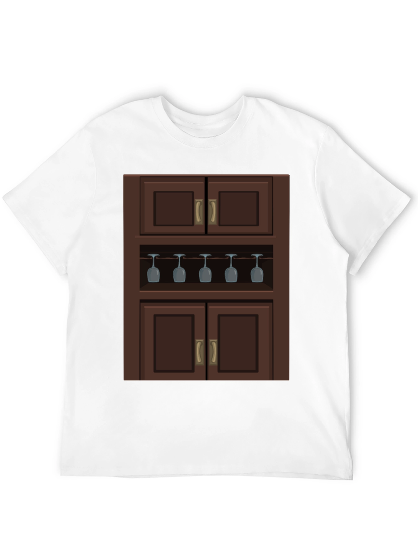 Novelty Bar Cabinet Graphic T-Shirt