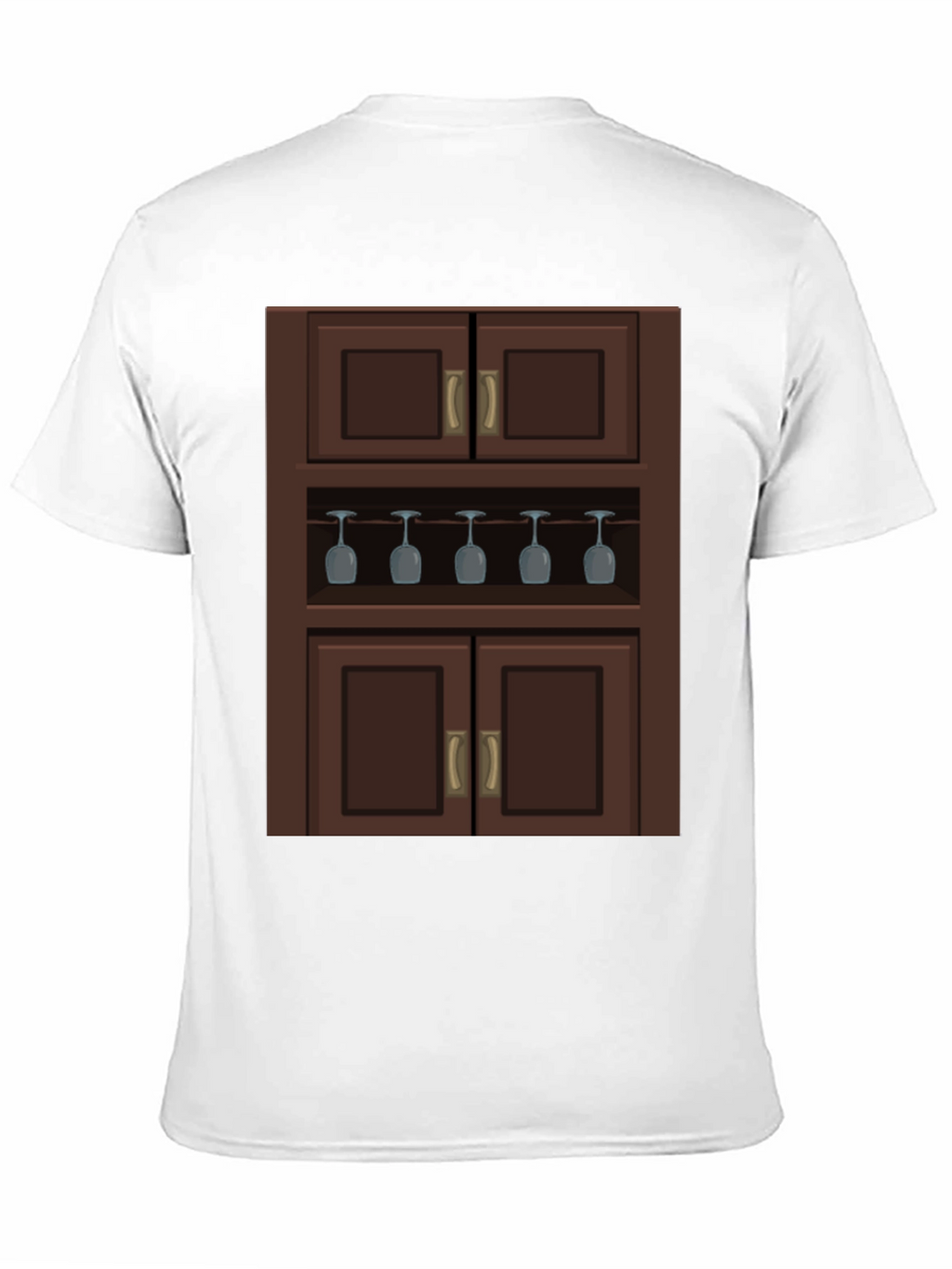 Novelty Bar Cabinet Graphic T-Shirt