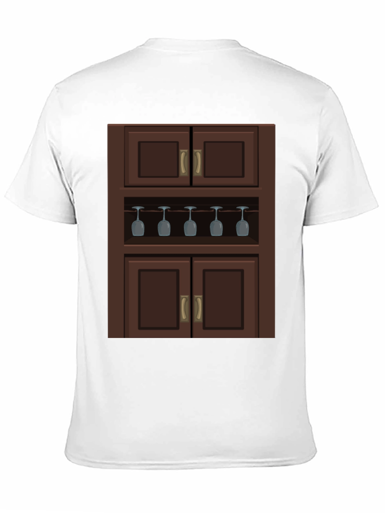 Novelty Bar Cabinet Graphic T-Shirt