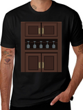 Novelty Bar Cabinet Graphic T-Shirt
